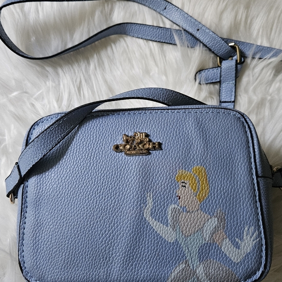 Coach Light Blue Crossbody Bag with Princess Design - Picture 2 of 2